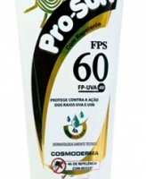 PROTETOR SOLAR PRO SUN FATOR 60 FPS COM REPELENTE UVA/UVB COSMODERMA (120GR)