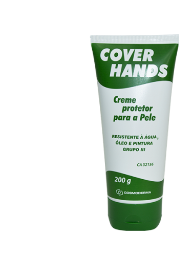 CREME PROTECAO PARA PELE COVER HANDES G-I I I AGUA - OLEO - PINTURA COSMODERMA (200G) (CA-32156)