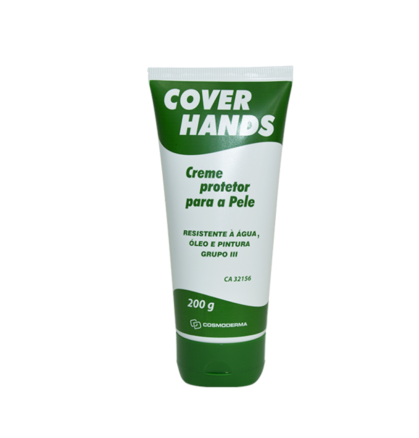 CREME PROTECAO PARA PELE COVER HANDES G-I I I AGUA - OLEO - PINTURA COSMODERMA (200G) (CA-32156)